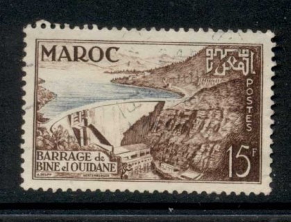 French Morocco 1954 Bine el Ouidane Dam