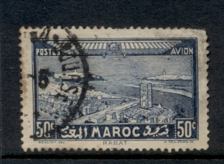 French Morocco 1933 Air Mail 50c