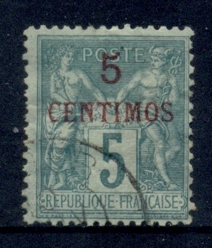 French Morocco 1891-1900 Peace & Commerce 5c green TyII