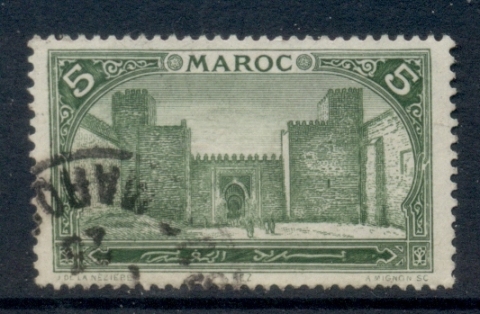 French Morocco 1917 Pictorials 5c