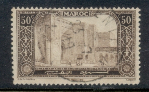 French Morocco 1917 Pictorials 50c