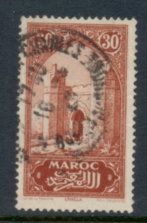 French Morocco 1923-27 Pictorials 30c deep red