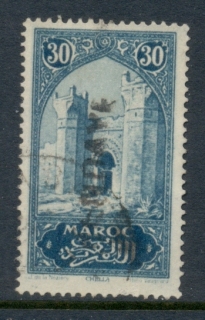 French Morocco 1923-27 Pictorials 30c turquoise