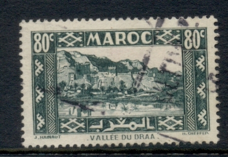 French Morocco 1939-42 Pictorials 80c green