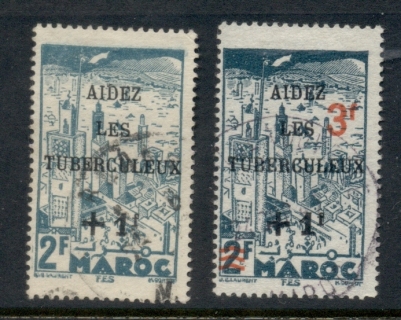 French Morocco 1945-46 Anti Tuberculosis Opts