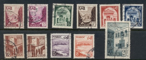 French Morocco 1951-53 Pictorials