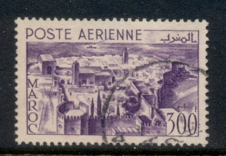 French Morocco 1947-48 Air Mail Pictorials 300fr