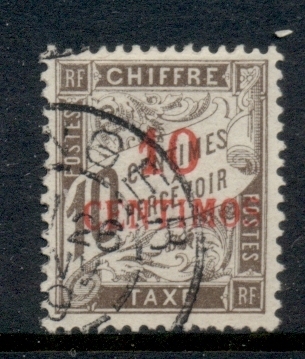 French Morocco 1896 Postage Due 10c on 10c