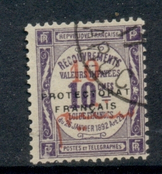 French Morocco 1911 Postage Due 10c on 10c