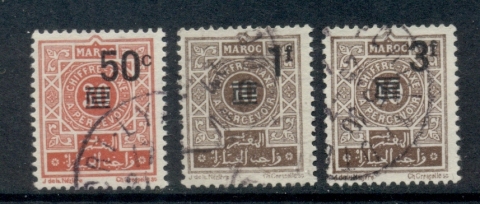 French Morocco 1944 Postage Due Surch