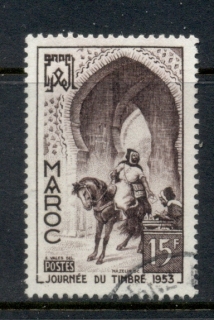 French Morocco 1953 Stamp Day