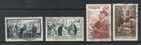 French Morocco 1954 Marshal Lyautrey Birth Centenary