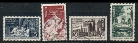 French Morocco 1955 Franco-Moslem Solidarity