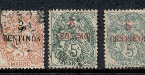 French Morocco 1902-10 Asst