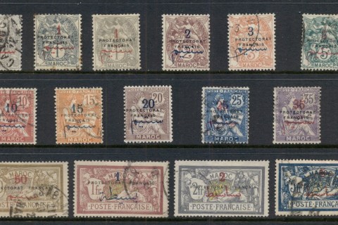 French Morocco 1914-21 French Protectorate Opt. Asst