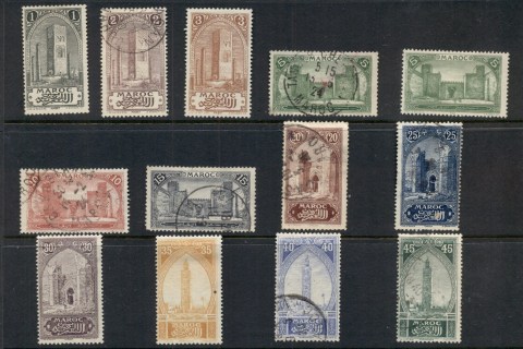 French Morocco 1917 Pictorials Asst