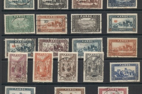 French Morocco 1933-40 Pictorials Asst