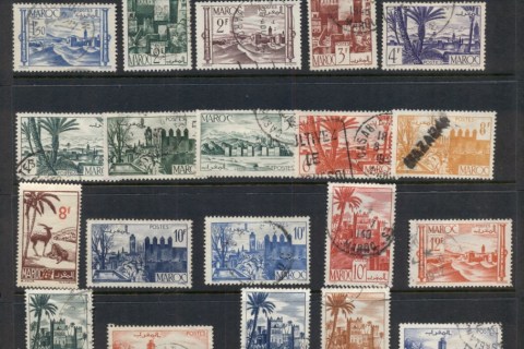 French Morocco 1947-50 Pictorials Asst