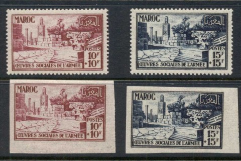 French Morocco 1950 Army Welfare + IMPERF