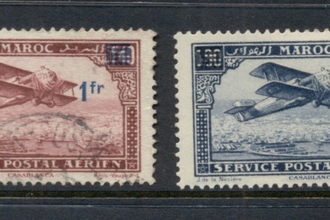 French Morocco 1931 Airmail Surch