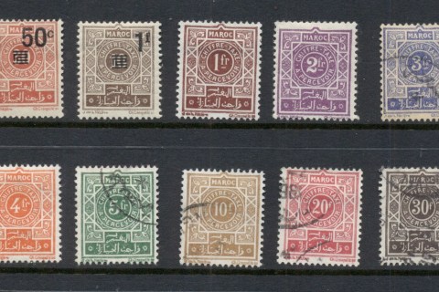 French Morocco 1944-52 Postage Dues Asst