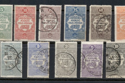 French Morocco 1917 Parcel Post Asst