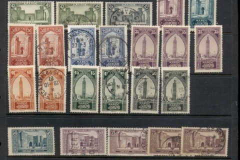 French Morocco 1923-27 Pictorials Asst