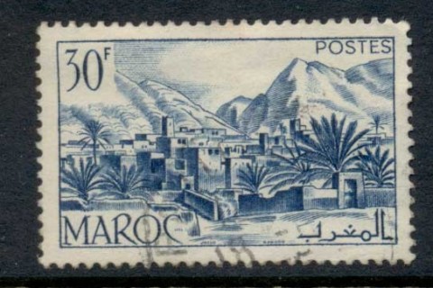 French Morocco 1951 Todra Valley 30f