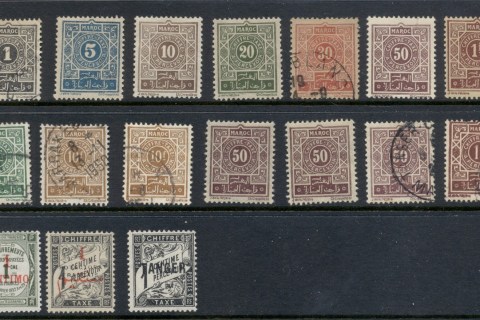French Morocco 1917-52 Postage Dues Asst