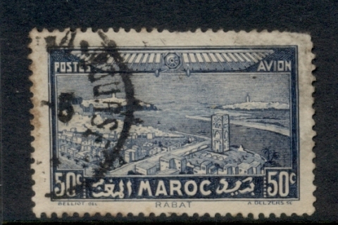French Morocco 1933 Air Mail 50c
