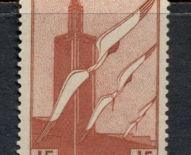 French Morocco 1939-40 Storks & Minaret 1f