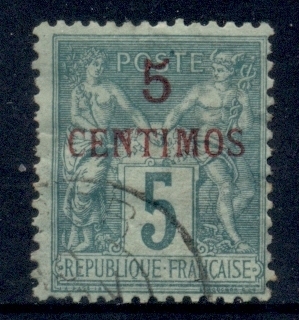 French Morocco 1891-1900 Peace & Commerce 5c green TyII