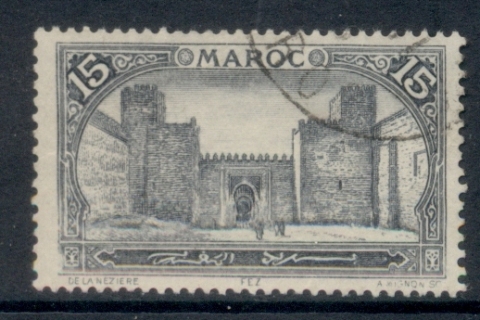 French Morocco 1917 Pictorials 15c