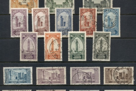 French Morocco 1923-27 Pictorials