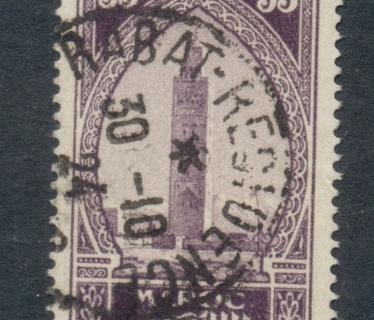 French Morocco 1923-27 Pictorials 35c bright violet