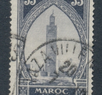 French Morocco 1923-27 Pictorials 35c dull violet