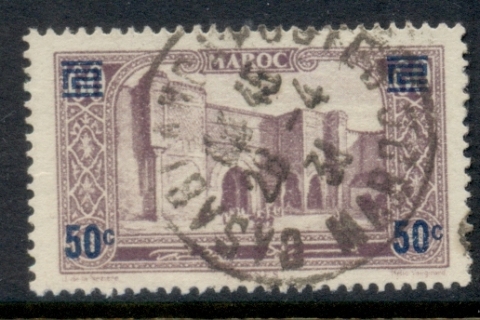 French Morocco 1931 Pictorial Surch 50c on 60c
