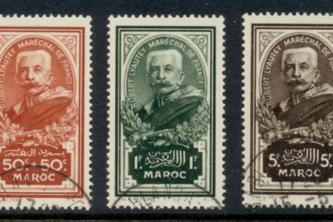 French Morocco 1935 Marshal Hubery Lyantey