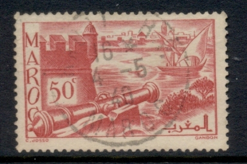 French Morocco 1939-42 Pictorials 50c rose red