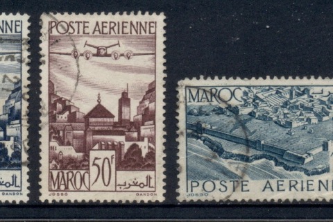 French Morocco 1947-48 Air Mail Pictorials