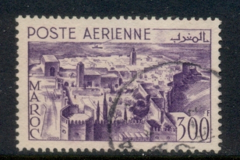 French Morocco 1947-48 Air Mail Pictorials 300fr