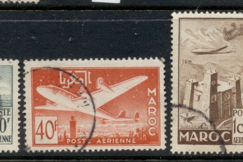 French Morocco 1952 Air Mail Pictorials