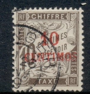 French Morocco 1896 Postage Due 10c on 10c