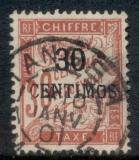 French Morocco 1896 Postage Due 30c on 30c