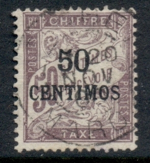 French Morocco 1896 Postage Due 50c on 50c