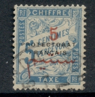 French Morocco 1915-17 Postage Due 5c on 5c blue