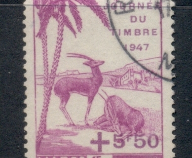 French Morocco 1947 Stamp day