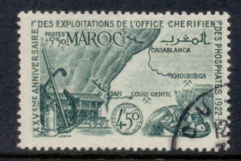 French Morocco 1947 Office of Phosphates