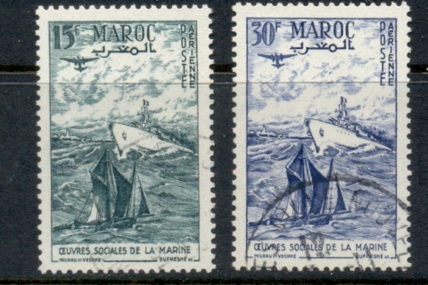 French Morocco 1954 Marine Rescue