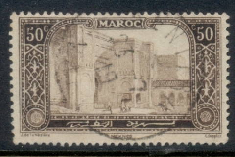 French Morocco 1917 Pictorials 50c